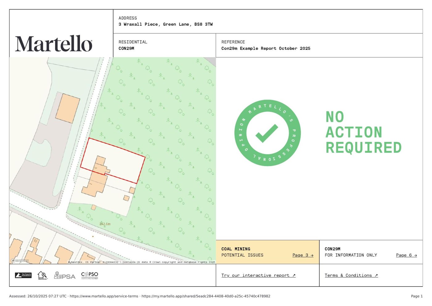 Coal Mining Risk Report - Martello CON29M