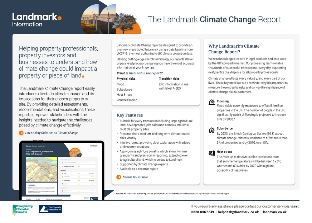 Climate Change Report - Landmark