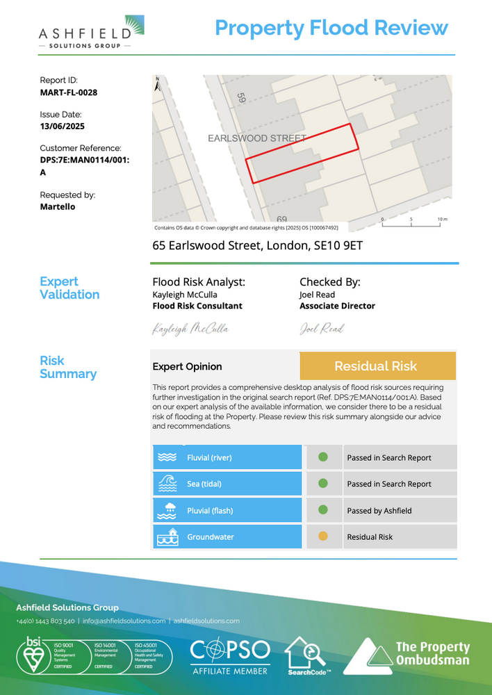 Flood Review - Residential