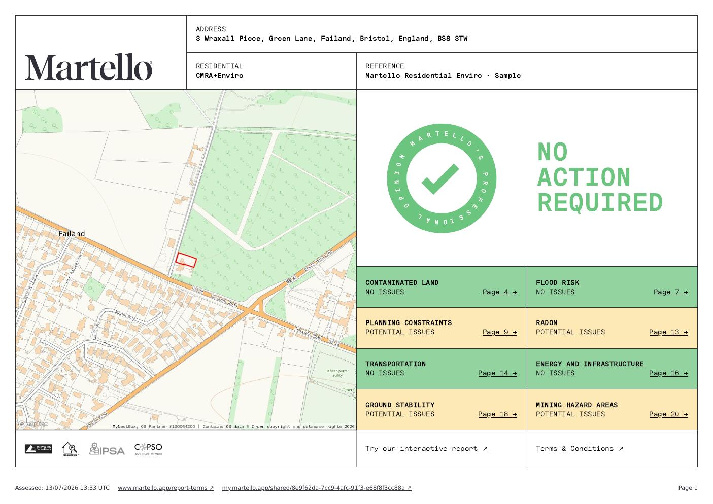Martello Enviro Report - Resi