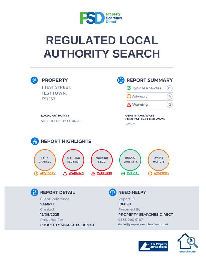 Local Authority Search (Regulated)