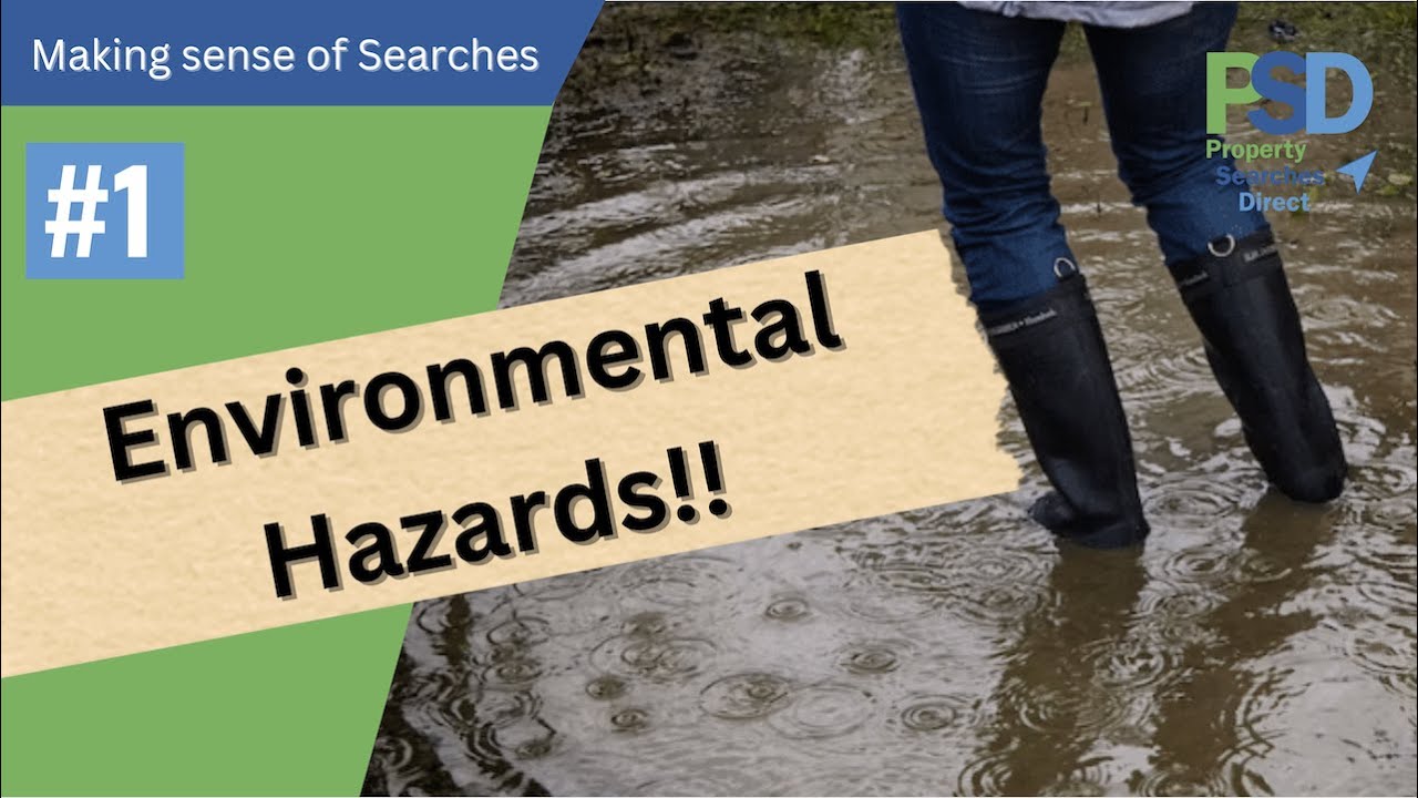 What environmental hazards are present at a property you want to buy?